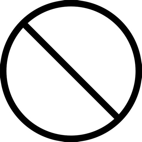 8 No Circle Icon Images Transparent No Sign Clip Art
