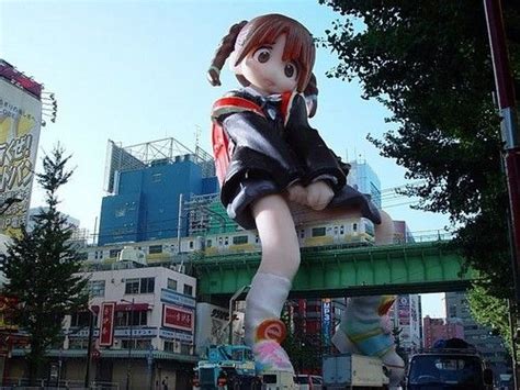 The Train Goes Under Her Skirt Only In Japan Would You See This Kind