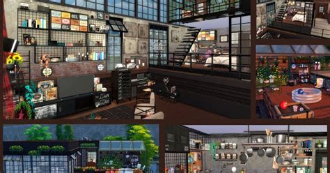 My Sims 4 Blog Urban Chic Loft By Pqsim4