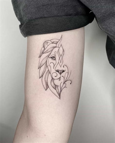 Top 136 Lion Minimal Tattoo