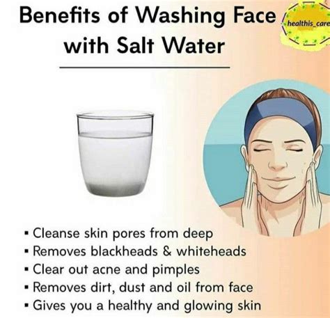 Benefits Of Washing Face With Salt Water Beauty Skin Care Routine