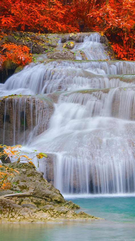 Waterfalls Nature Wallpapers Tags Nature Seasons Autumn Waterfalls