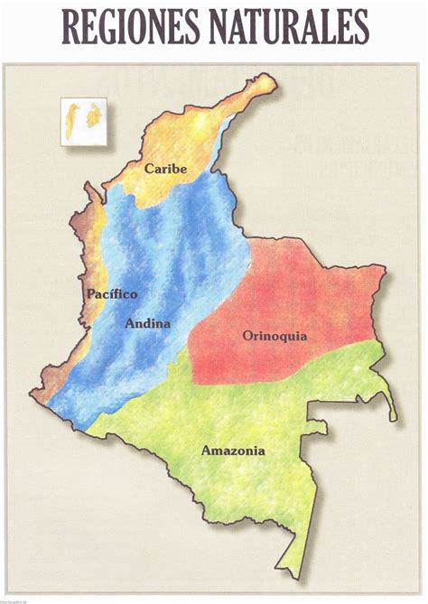 Pin En Regiones De Colombia
