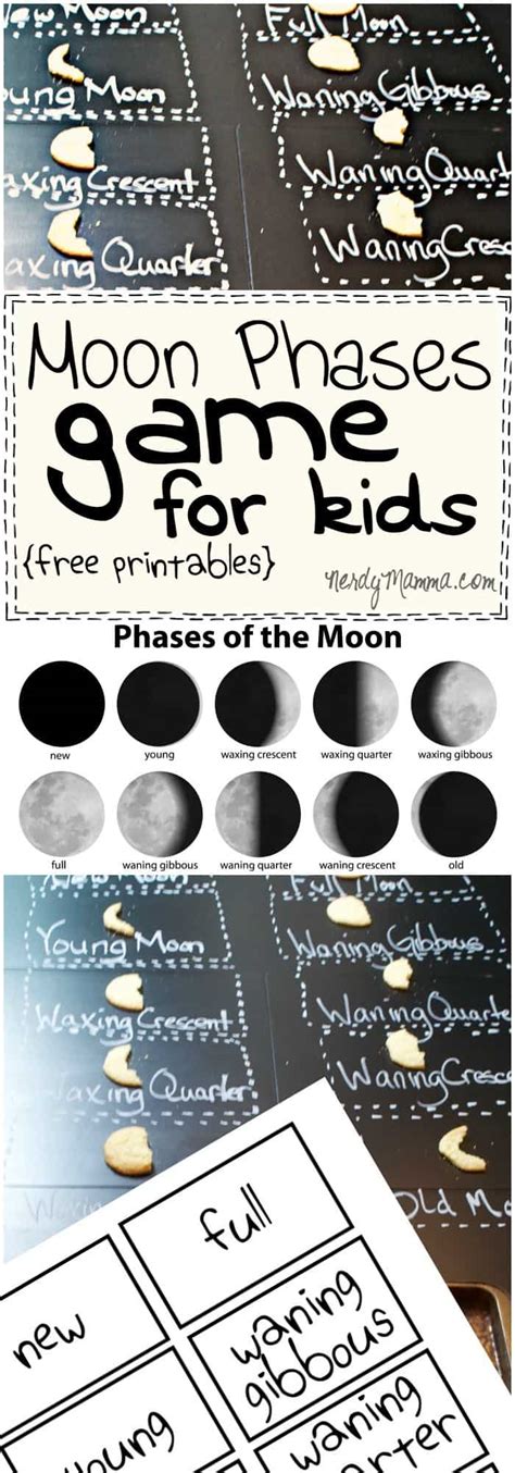Moon Phases Game For Kids Stem Rocks Nerdy Mamma