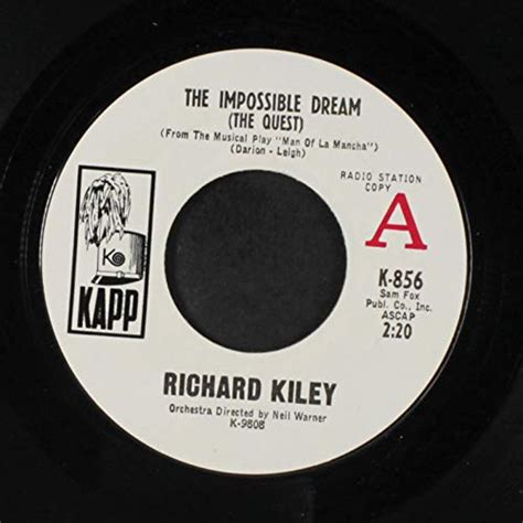 Richard Kiley The Impossible Dream Dulcinea Music