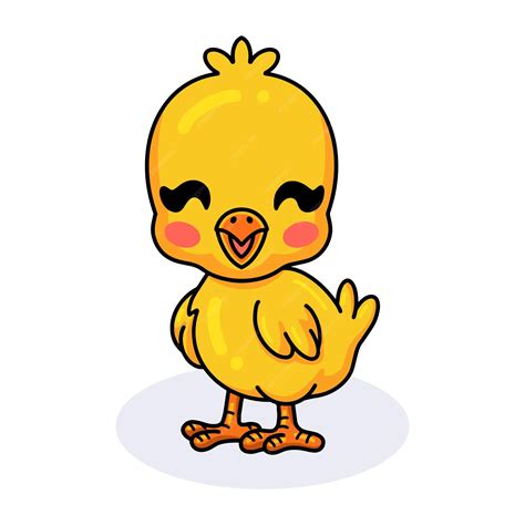 Premium Vector Cute Little Yellow Chick Cartoon