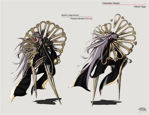 Hifumi Togo Persona Design Empress Jingū Persona5 Personas Design