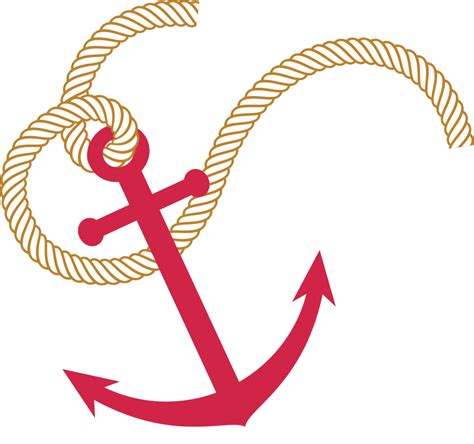 Anchor With Rope Clipart Clip Art Library