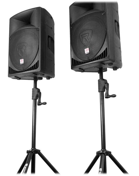 Mackie Drm212 P 12 1600 Watt Professional Passive Dj Pa Speaker Crank Up Stand Ebay