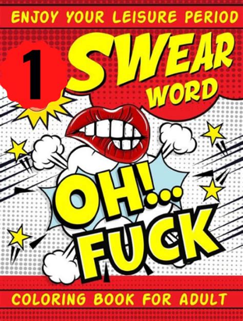Vulgar Swear Words Adult Coloring Book Best Adult Coloring Etsy