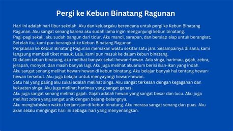 10 Contoh Cerita Pendek Tentang Liburan Sekolah Yang Menarik