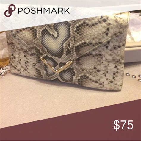 Snakeskin Clutch Snakeskin Clutch With Gold Detail Elaine Turner Bags