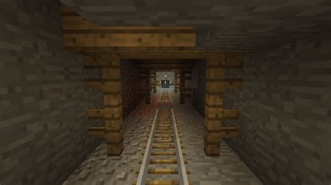 This Mineshaft Perfectly Leading Into A Spawner Room Minecraft