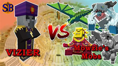 Vizier Fire N Blood Vs Mowzies Mobs Minecraft Mob Battle Youtube