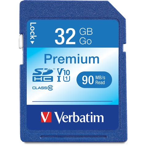 Verbatim 32gb Premium Uhs I Sdhc Memory Card 96871 Bandh Photo