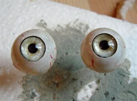 Realistic Eyeballs Tutorial By Terra Lair Prop Making Halloween