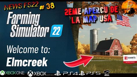 News Fs Eme Apercu D Elmcreek La Map Usa Pour Farming Simulator Ps Youtube