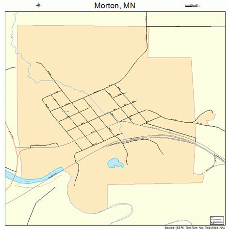 Morton Minnesota Street Map 2744368