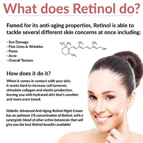 Advanced Organic Retinol Night Cream And Best Natural Anti Aging Facial