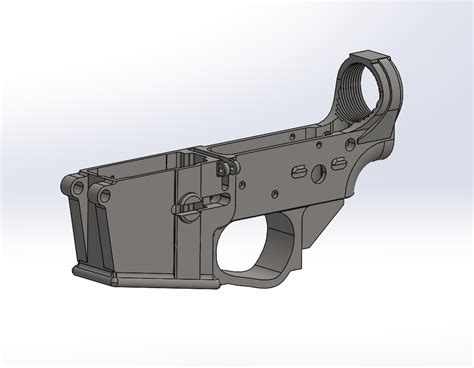 Stl File Standard Ar 15 Lower Receiver 🖼️・3d Printing Idea To Download・cults