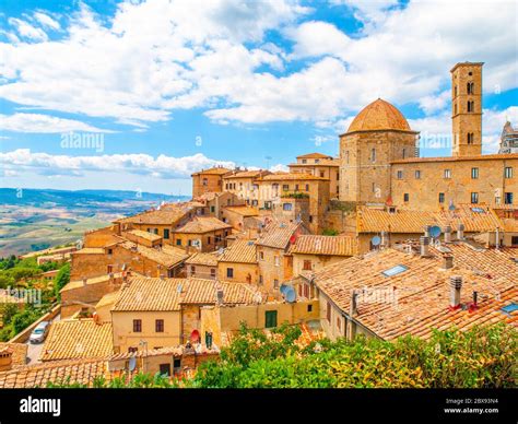 Medieval Old Skyline Architecture Travel Tuscan Italian History Italy