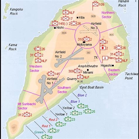 Exploring The Fascinating Map Of Iwo Jima In 2023 Caribbean Map
