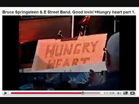 Hungry heart is a song written and performed by bruce springsteen on his fifth album, the river. Bruce Springsteen - Hungry Heart - YouTube