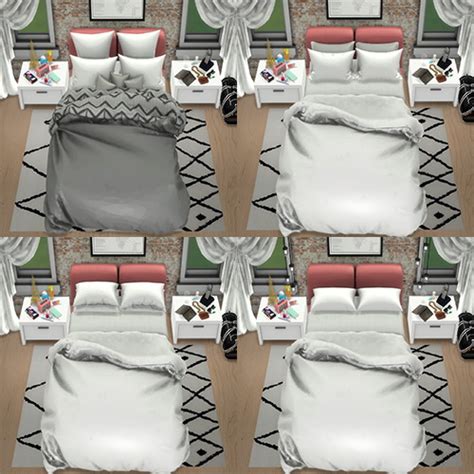 Simsworkshop Bedding Set By Sympxls • Sims 4 Downloads