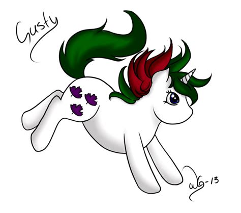 October G1 Feature Gusty The Great By My Little G1 Pony On Deviantart