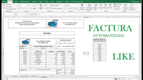 Factura Automatizada En Excel Desmontaje Autom 225 Tico Riset Riset