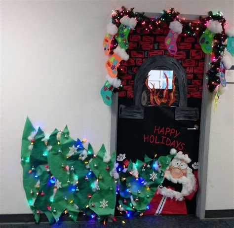 Kristin was great enough to put together this little holiday party of sorts, so everyone on the marketing team is thankful for that! christmas door decorating contest winners | Tags: door ...