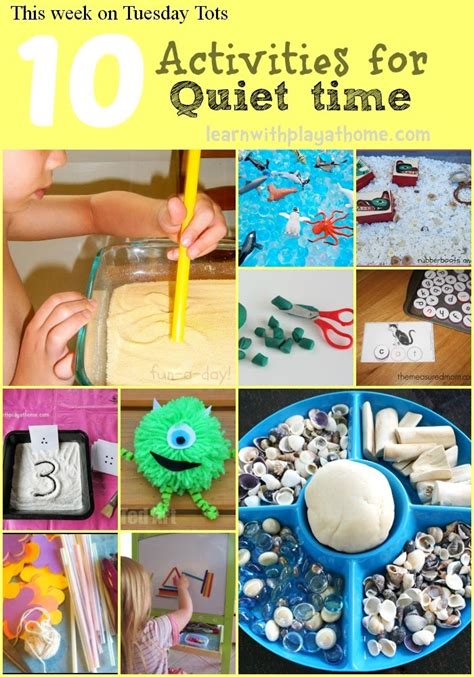 Learn With Play At Home 10 Activities For Quiet Time Tuesday Tots