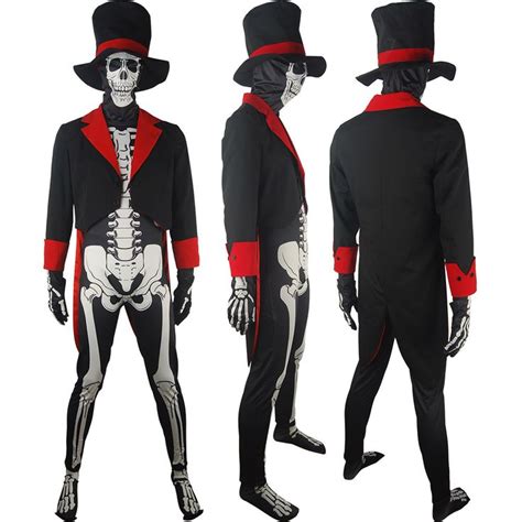Donnie Darko Skeleton Skull Costume Morphsuit Halloween Costume Fancy Dress Horror S Mens