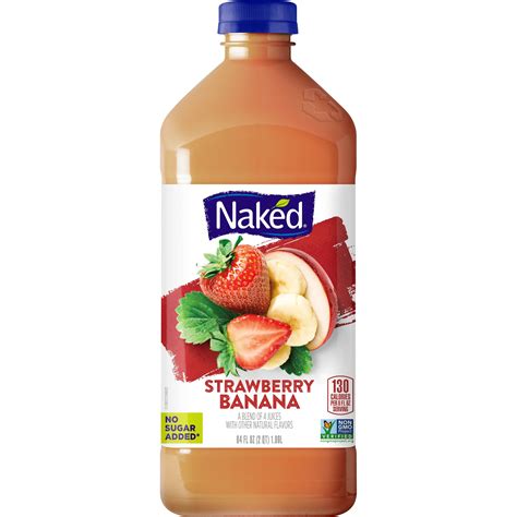 Naked Juice Strawberry Banana 64 Fl Oz Walmart Com