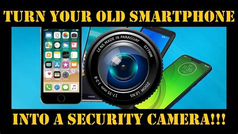 Make A Security Camera From Your Old Smartphone With Alfredcamera Youtube