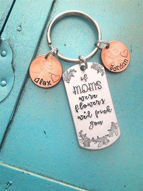 Whether you want same day delivery on an elegant vase of beautiful, fresh roses, a whimsical birthday flower cake, or a birthday celebration balloon bundle to your favorite birthday boy or girl, you can be sure that your birthday gift will put a smile on their face that. Personalized Mothers Day Gift, Mom Penny Keychain, Mom ...