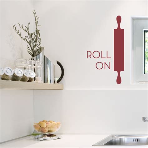 Roll On Rolling Pin Wall Decal