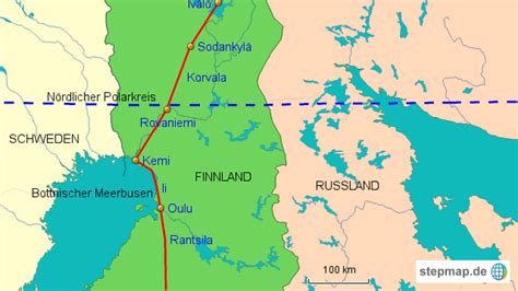 Es grenzt im osten an russland, im norden an norwegen und im nordwesten an schweden. Route Mittelfinnland, Polarkreis von -Radler49 ...