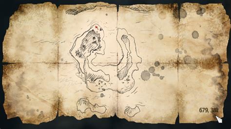 Assassins Creed Black Flag Mapa Do Tesouro Treasure Map