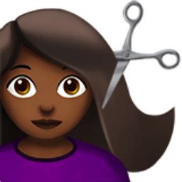 Maybe you would like to learn more about one of these? Woman Getting Haircut: Medium-Dark Skin Tone Emoji (U+ ...