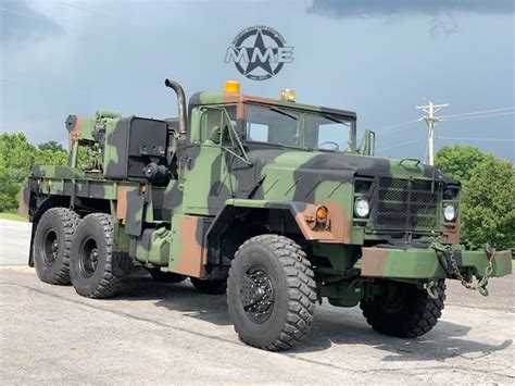 2012 Rebuild M936a2 Military 6x6 Wrecker Crane Truck 45000lbs Winch