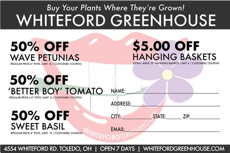 Whiteford Greenhouse Open Daily 4554 Whiteford Rd Toledo Ohio 43623