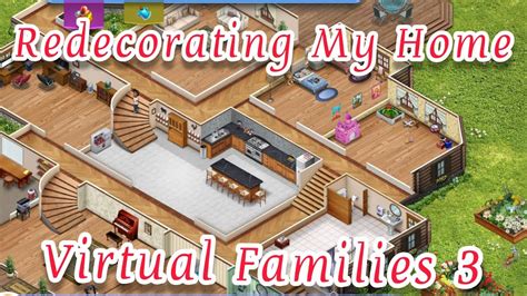 Redecorating My Home Virtual Families 3 Episode 20 Youtube