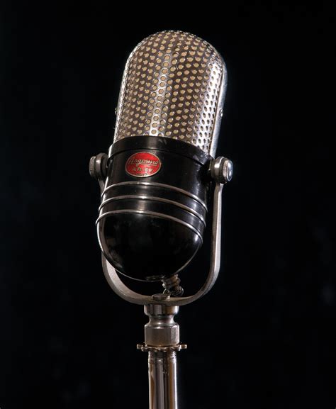 Vintage Mic Retro Vintage Microphone Old Time Radio Microphone