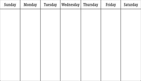 Unique Printable One Week Calendar Free Printable Calendar Monthly Weekly Calendar Template