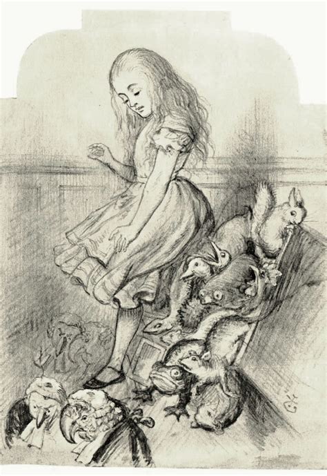Drawings By Sir John Tenniel For Alice S Adventures In Wonderland And