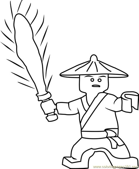 The show, based on the toy series with the same name by the danish toy manufacturer the lego group. Ninjago First Spinjitzu Master Coloring Page for Kids ...