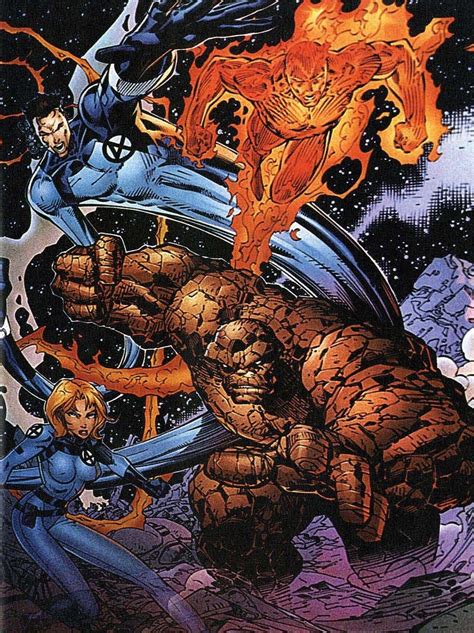 Fantastic Four By Jim Lee Fantasticfour Jimlee Marvel Comics Covers