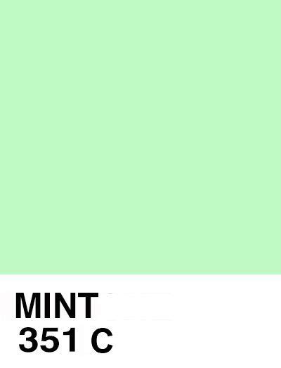 Mint 351 C With Images Pantone Green Pantone