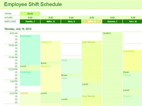 6 Employee Shift Scheduling Spreadsheet Excel Spreadsheets Group